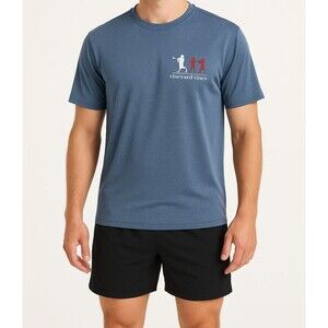 Vineyard‎ Vines Performance T-Shirt Youth XL (18) Blue Lacrosse Graphic